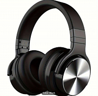 Active Noise Canceling Headphones ANC Wireless Headphones 30H Playtime black