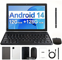 Tablet 10.1 Inch Android 14 OS Tablet, 2 In 1 Tablets
