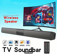 20W Wireless Soundbar with Surround Sound - High-Power Wireless Speaker