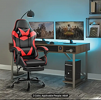 Ultimate Gaming Recliner Chair - Adjustable Backrest,