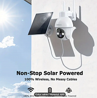 Security Camera Wireless Outdoor, 2K Solar Security Camera