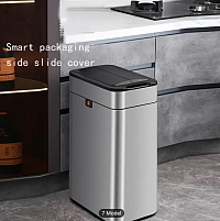 Automatic Sensor Trash Can - Garbage Disposals with Smart Lid for Home, Kitchen, Living Room, and Office