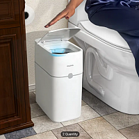 3.72 Gallon Touchless Automatic Motion Sensor Bathroom Trash Can